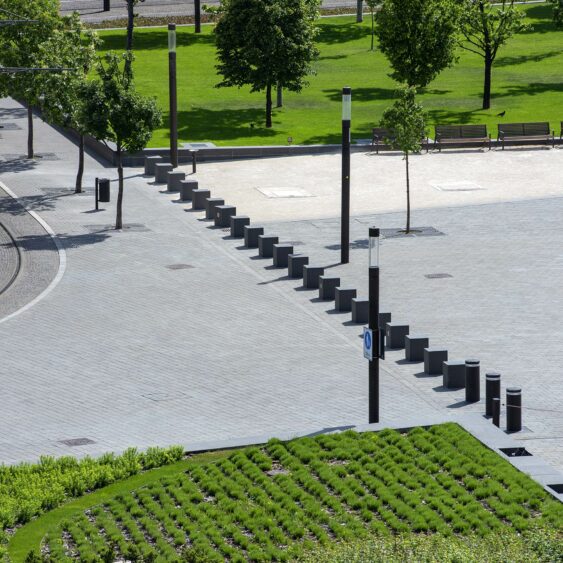 Kossuth Lajos tér: A tér déli részének részlete